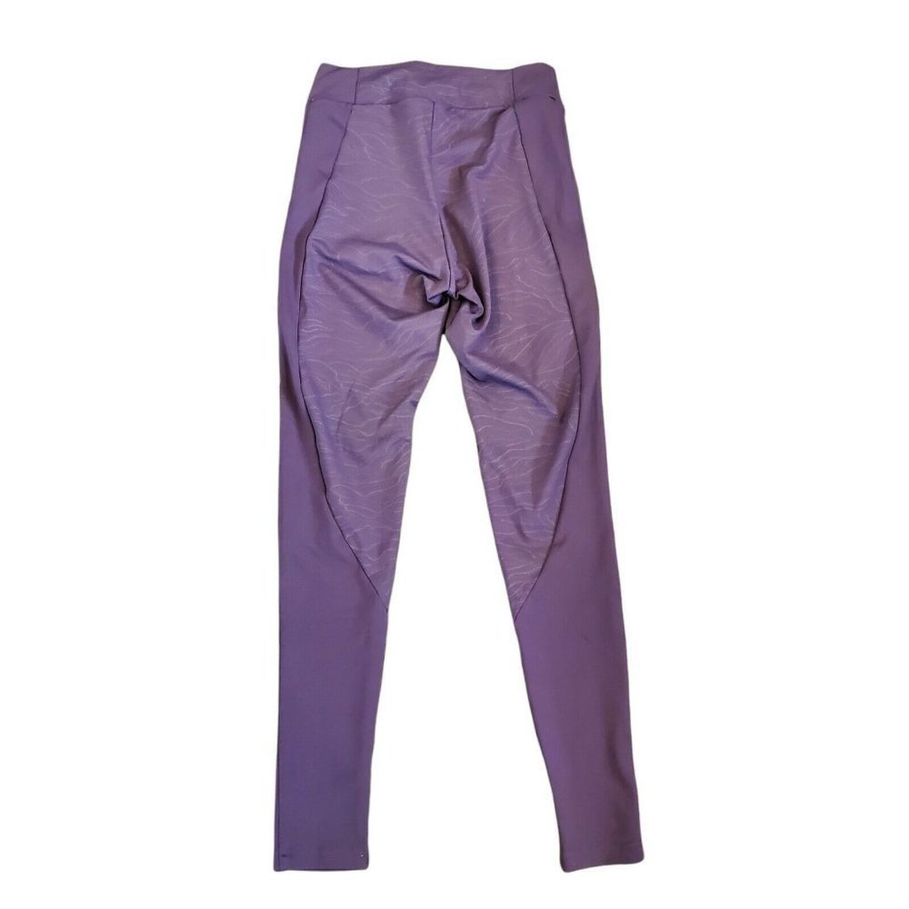 Gymshark Womens Eggplant Purple High Waist‎ Workout Leggings Size Medium - Picture 3 of 6